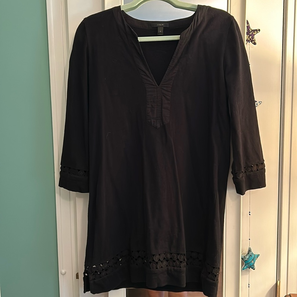 J Crew beautiful cotton V neck tunic. Size small